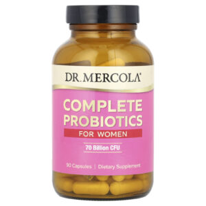 Dr. Mercola Probióticos Completos para Mulheres 70 Bilhões de UFCs 90 Cápsulas
