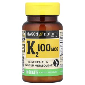 Mason Natural Vitamina K2 100 Comprimidos