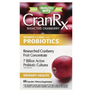 Natures Way CranRx® Cuidados com Probióticos para Mulheres 60 Cápsulas