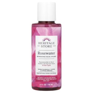 Heritage Store Água de Rosas Respingo Facial Refrescante 118 ml (4 fl oz)