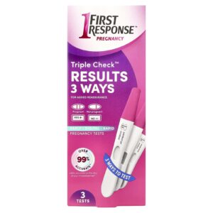 First Response Testes de Gravidez Triple Check™ 3 Testes