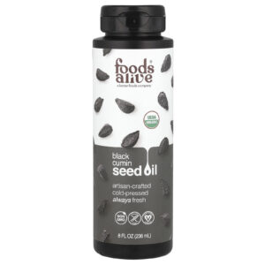 Foods Alive Óleo da Semente de Cominho Preto Orgânico 236 ml (8 fl oz)