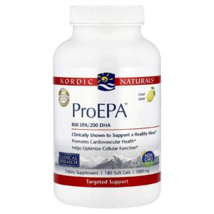 Nordic Naturals ProEPA™ Sabor Limão 180 Cápsulas Softgel