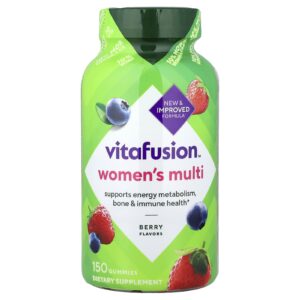 VitaFusion Vitaminas Multigomas em Gomas para Mulheres Fruto Silvestre 150 Gomas