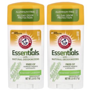 Arm & Hammer Essentials™ com Desodorantes Naturais Desodorante Alecrim e Lavanda 2 Unidades 71 g (25 oz) Cada