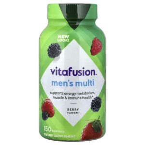 VitaFusion Gomas Multivitamínicas Masculinas Frutos Silvestres 150 Gomas