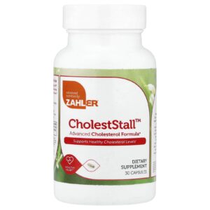 Zahler CholestStall™ Fórmula Avançada de Colesterol 30 Cápsulas