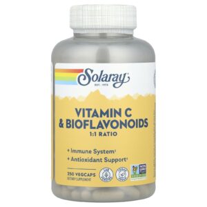 Solaray Vitamina C e Bioflavonoides 250 VegCaps