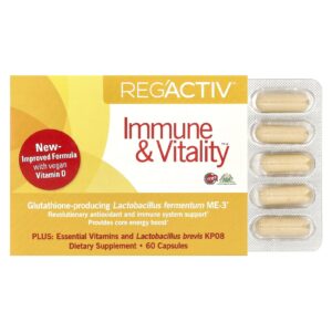 Dr. Ohhiras RegActiv™ Immune e Vitality™ 60 Cápsulas