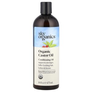 Sky Organics Óleo de Rícino Orgânico Óleo Condicionante 473 ml (16 fl oz)