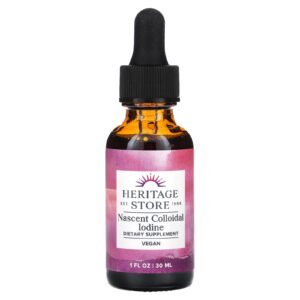 Heritage Store Iodo Coloidal Nascent 30 ml (1 fl oz)