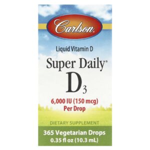 Carlson Super Daily® D3 150 mcg (6.000 UI) 103 ml (035 fl oz)