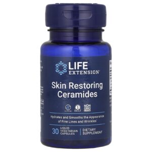 Life Extension Ceramidas Restauradoras da Pele 30 Cápsulas Vegetarianas Líquidas