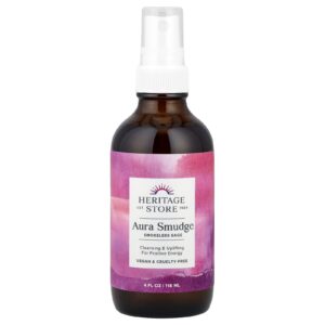 Heritage Store Aura Smudge Sálvia sem Fumaça 118 ml (4 fl oz)