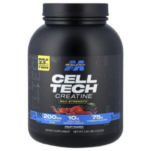 MuscleTech Creatina Cell-Tech™ Ponche de Frutas 272 kg (6 lb)