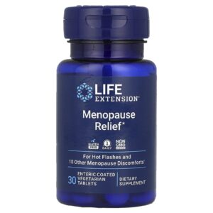 Life Extension Alívio da Menopausa 30 Comprimidos Vegetarianos com Revestimento Entérico
