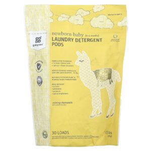 Grab Green Cápsulas de Detergente para Lavar roupa Bebê Recém-nascido 0 a 4 Meses Camomila Calmante com Óleos Essenciais 30 cargas 480 g (105 lbs)