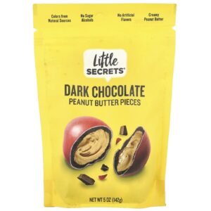 Little Secrets Pedaços de Manteiga de Amendoim Chocolate Amargo 142 g (5 oz)