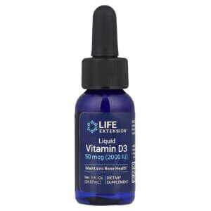 Life Extension Vitamina D3 Líquida 2.000 UI 2957 ml (1 fl oz)