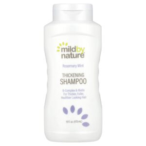 Mild By Nature Shampoo para Volume Complexo B e Biotina Alecrim e Hortelã 473 ml (16 fl oz)