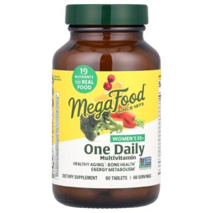 MegaFood Womens 55+ Multivitamínico Diário 60 Comprimidos