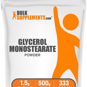 Suplemento Bulksupplements.com Monoestearato De Glicerol 500
