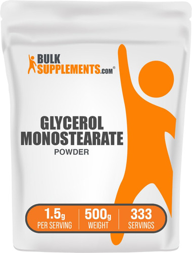 Suplemento Bulksupplements.com Monoestearato De Glicerol 500