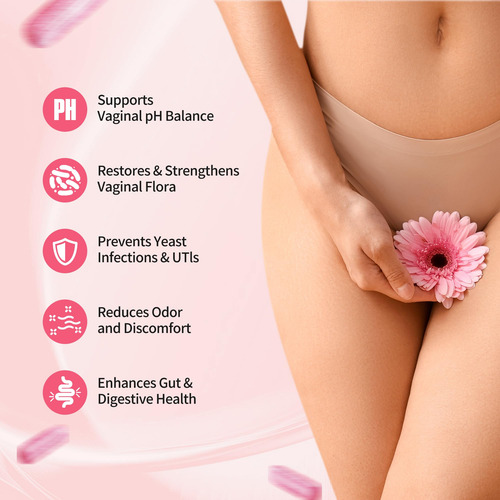 Suplemento Probiótico Vaginal Bakakoul Ph Balance Women 100c - Imagem 6