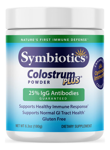 Suplemento Symbiotics Colostrum Plus Powder 638 G De Imunid