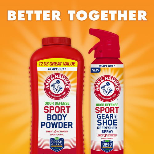 Pó Corporal Esportivo Arm & Hammer Fresh Feeling 355 Ml (pac - Imagem 7