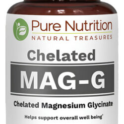 Pure Nutrition Magg Glicinato De Magnésio Suplemento Diário