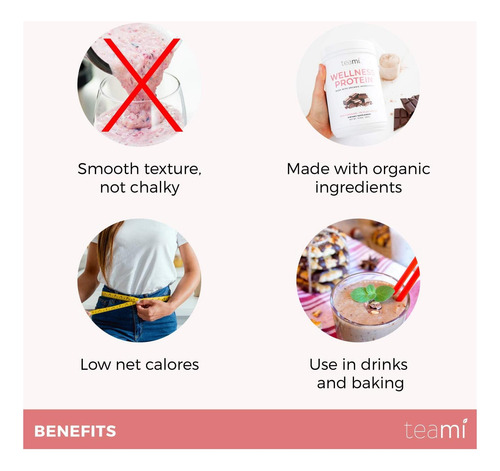 Teami Wellness Vegan Protein Powder - Ingredientes Orgânicos - Imagem 14