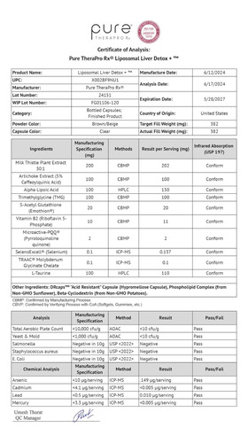 Desintoxicação Lipossômica Do Fígado Lipossômico Tero Puro R - Imagem 7