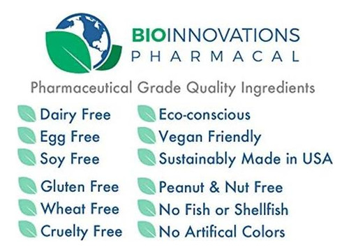 Bio-innovations Ácido Fólico Farmacêutico 5mg (vitamina B9 F - Imagem 4