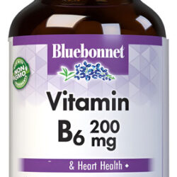 Bluebonnet Vitamina B6 200 Mg 90 Cápsulas Vegetais
