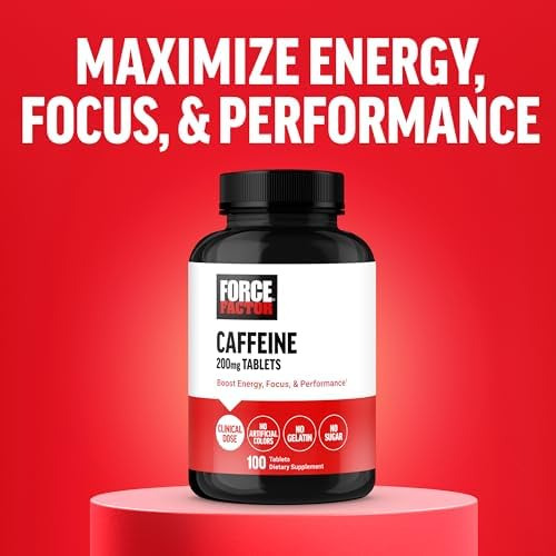 Pílulas De Cafeína Do Fator De Força 200mg Comprimidos De C - Imagem 9