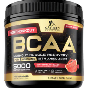 Bcaa Em Pó Nature&quots Nutrition Com 4g De Bcaa 1g De L-glutami
