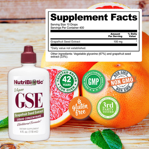 Suplemento Nutribiótico Gse Extrato De Semente De Toranja 12 - Imagem 5