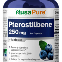Suplemento Nusapure Pterostilbene 250 Mg 60 Cápsulas Vegetai