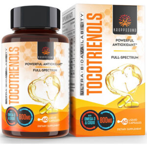 Suplemento Kroppssund Tocotrienols 800 Mg Com Vitamina E 60