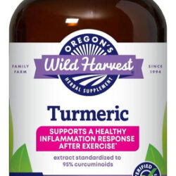 Oregons Wild Harvest Turmeric 120 Count - Cápsulas De Cúrcum