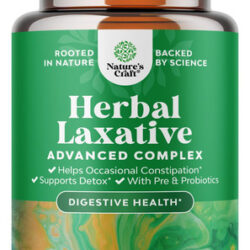 Cápsulas Laxantes De Ervas Natures Craft Com Probióticos