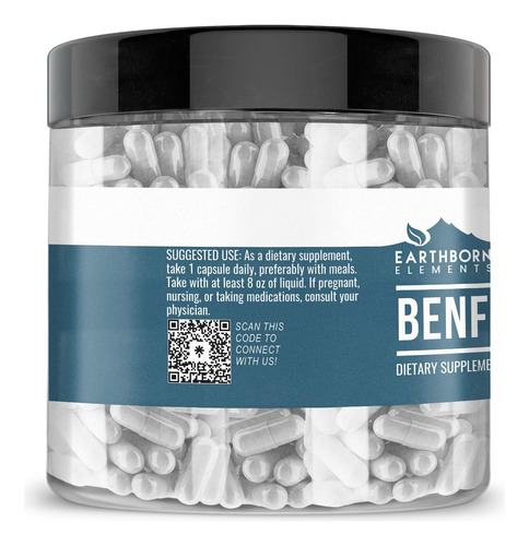 Earthborn Elements Benfotiamina 200 Cápsulas Pura E Não Dil