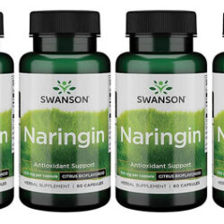 Suplemento Swanson Naringin 500 Mg 60 Cápsulas (pacote Com 4