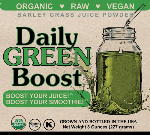 Daily Green Boost 8 Onças Organic Raw Vegan Gf Brasil - Imagem 11