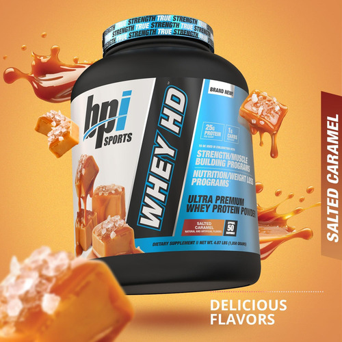 Proteína Whey Hd Ultra Premium Sabor Salgado Em Pó - Imagem 5