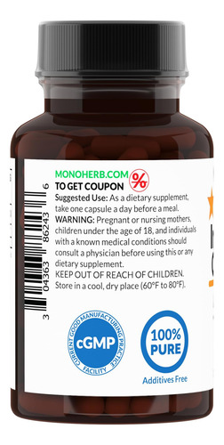 Monoherb Indole-3-carbinol 500 Mg - 90 Cápsulas Vegetarianas - Imagem 3