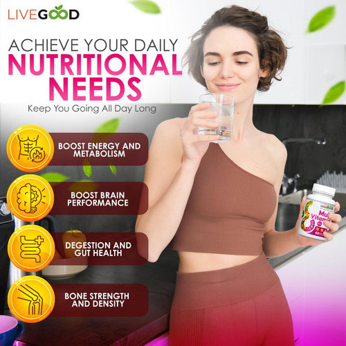 Livegood Multivitamínico Completo Bioativo Feminino Com Fer - Imagem 5