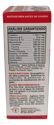 Suplemento Interfarma Energen Extra Strength Com Creatina 60 - Imagem 4