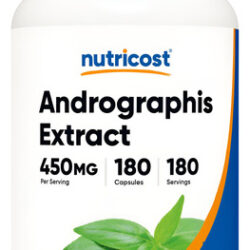 Extrato Nutricost Andrographis 450mg 180 Cápsulas Vegetaria